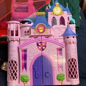princess castle pink & purple